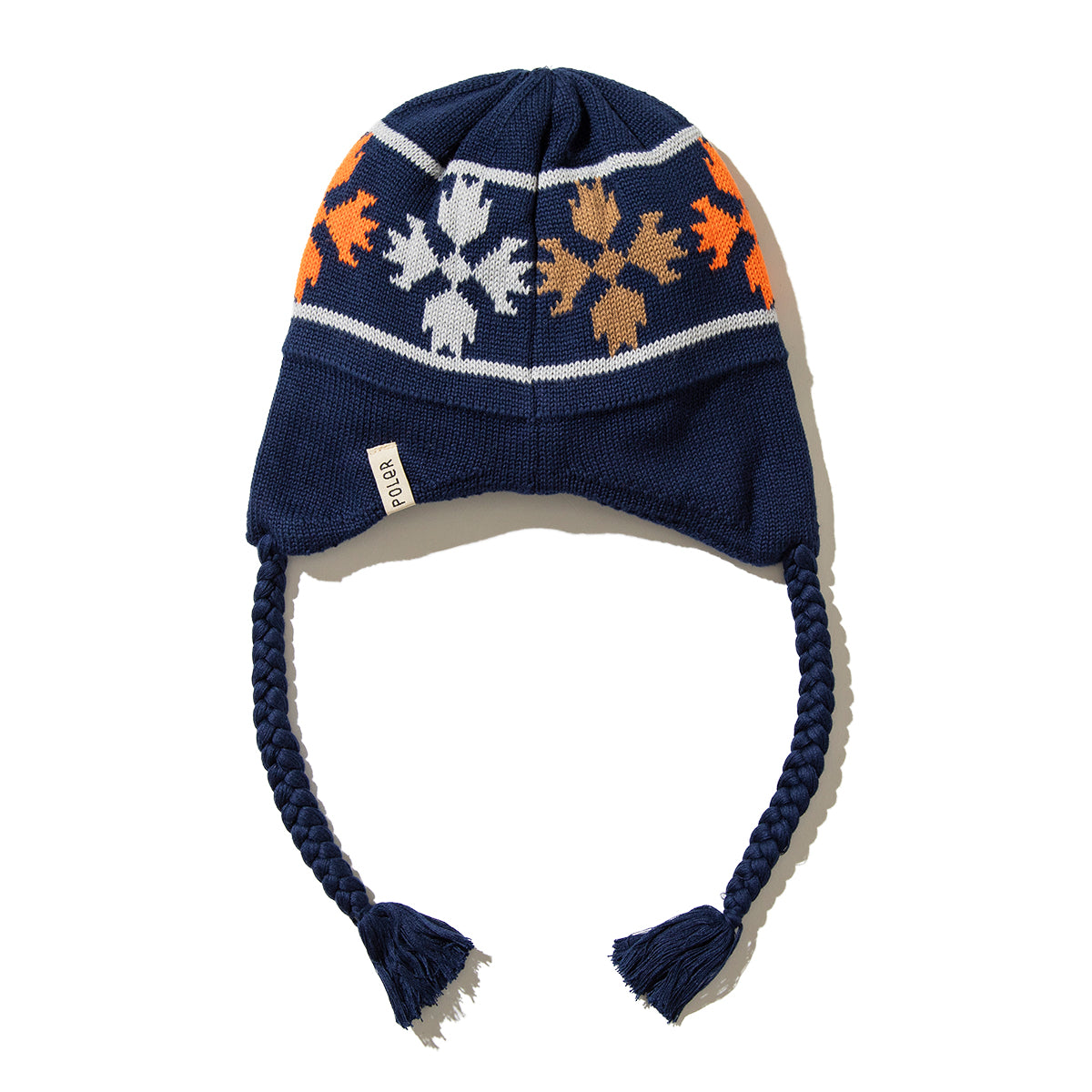 POLER BEAR PAW FLAP BEANIE ポーラー ベア ポー フラップ ビーニー 253MCV0113【メンズ ビーニー フラップニット帽 防寒 アウトドア 25FW】