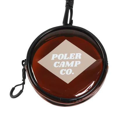 POLER HIGH&DRY PVC ROUND POUCH ポーラー HIGH&DRY PVC ラウンドポーチ 253MCV0118【メンズ ポーチ PVC シースルー アウトドア 防水 25FW】
