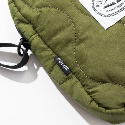 POLER QUILTED SHOULDER POUCH ポーラー キルテッド ショルダーポーチ 253MCV0124【メンズ ショルダーポーチ キルティング ミリタリー 小型 収納 25FW】