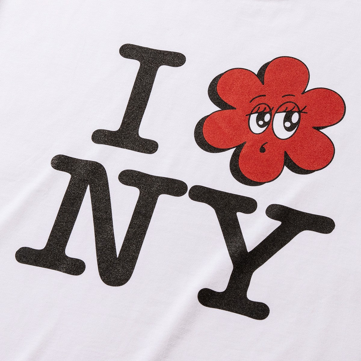 ORIGINAL ROSE I LOVE NY TEE オリジナルローズ アイ ラブ ニューヨーク Tシャツ OR25AT01【メンズ Tシャツ カットソー 半袖 ボックスシルエット アートデザイン リラックスフィット 25FW】
