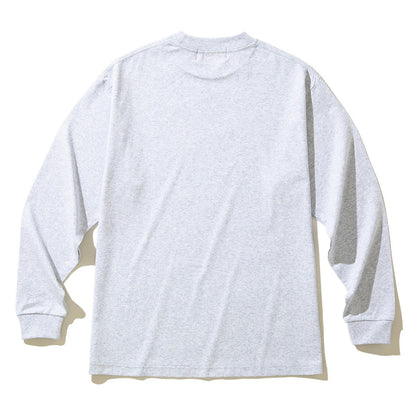 ORIGINAL ROSE NY WOOD LOGO LS TEE オリジナルローズ ニューヨーク ウッドロゴ ロングスリーブ Tシャツ OR25AT03【メンズ Tシャツ 長袖 カットソー グラフィックデザイン ボックスシルエット リラックスフィット 25FW】