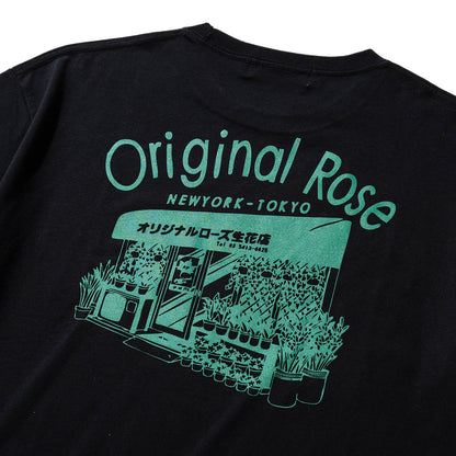 ORIGINAL ROSE JPN FLOWER SHOP TEE オリジナルローズ ジャパン フラワーショップ Tシャツ OR25AT04【メンズ Tシャツ カットソー 半袖 ボックスシルエット アートデザイン リラックスフィット 25FW】