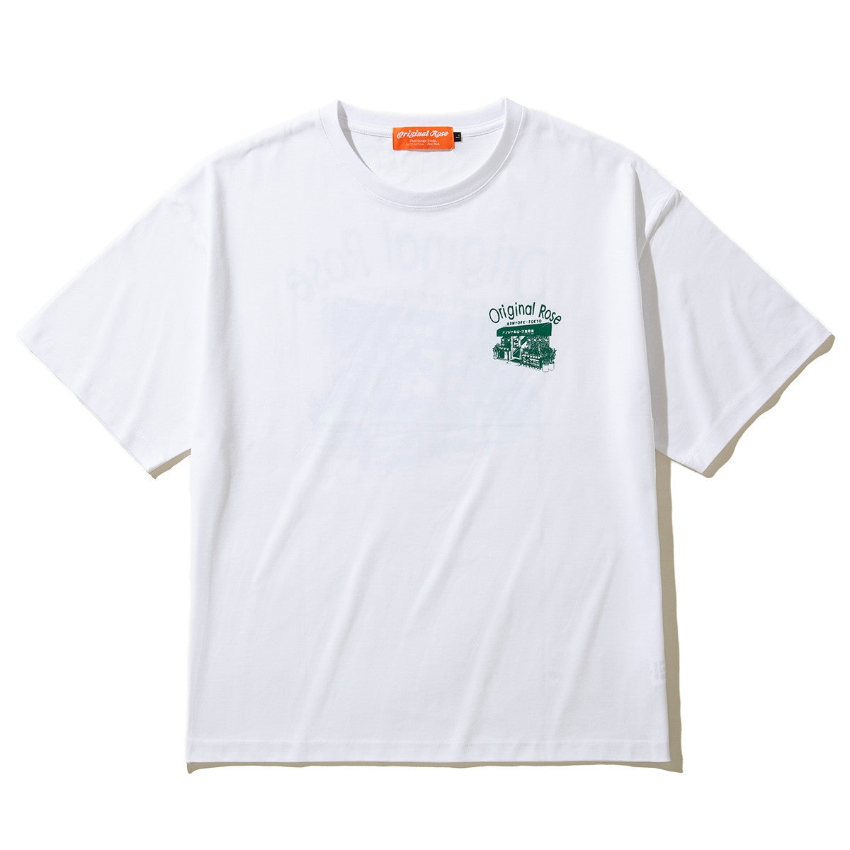 ORIGINAL ROSE JPN FLOWER SHOP TEE オリジナルローズ ジャパン フラワーショップ Tシャツ OR25AT04【メンズ Tシャツ カットソー 半袖 ボックスシルエット アートデザイン リラックスフィット 25FW】