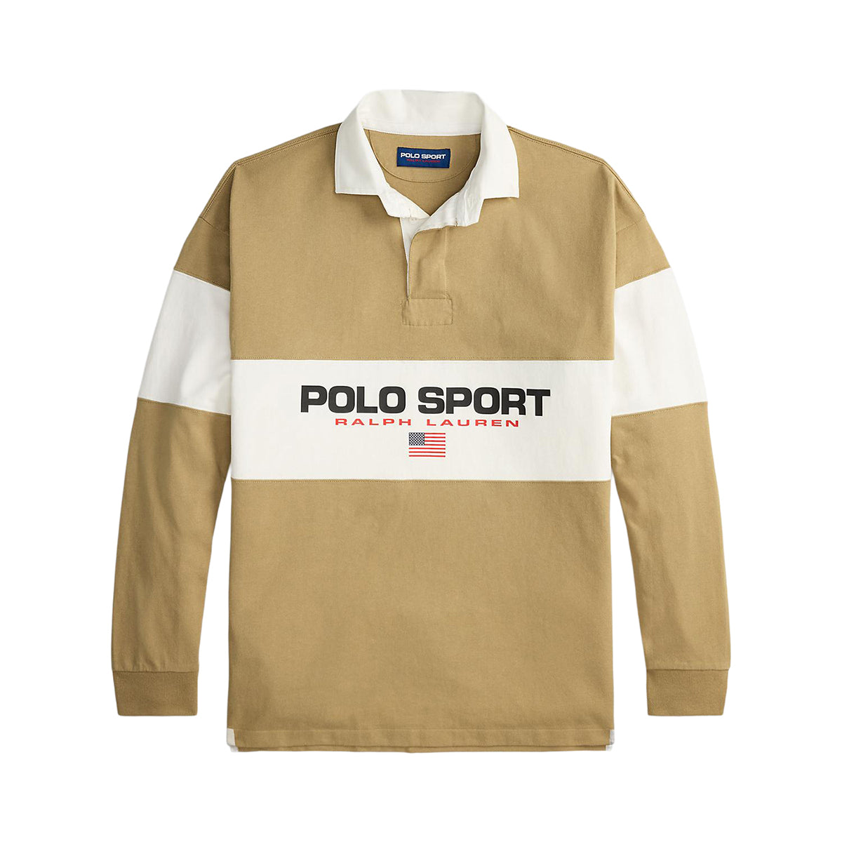 POLO RALPH LAUREN LONG SLEEVE RUGBY SHIRT JERSEY ポロ ラルフ ローレン ロングスリーブ ラグビー シャツ MNPOKNI16824570250【メンズ 長袖 ラガーシャツ ビッグフィット 25FW】