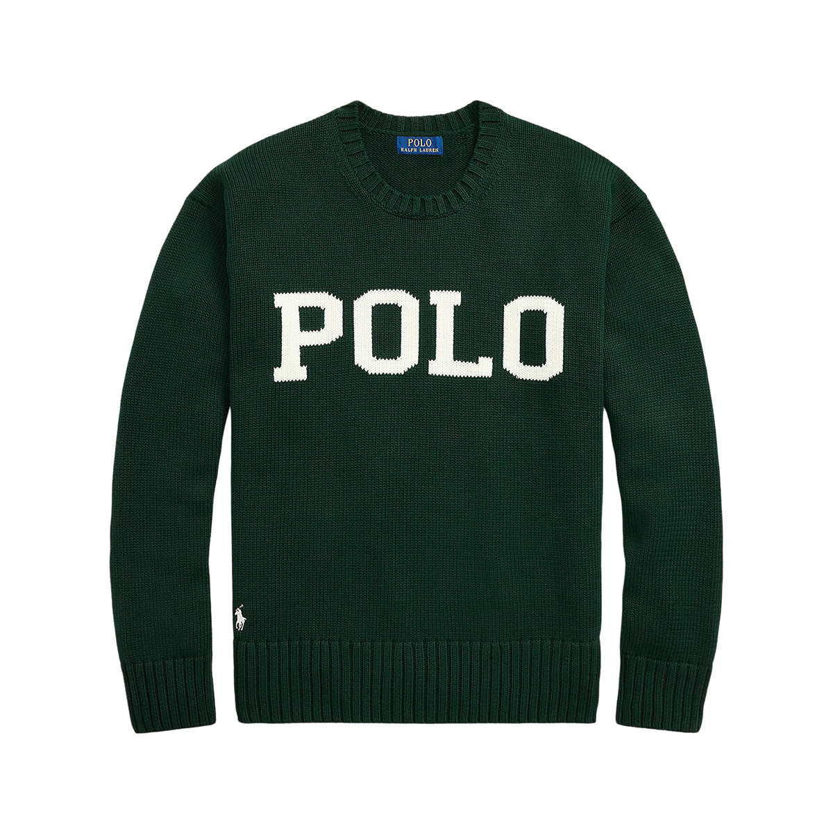 POLO RALPH LAUREN BIG FIT 5GG COTTON CREW NECK GRAPHIC SWEATER ポロ ラルフ ローレン ビックフィット 5GG コットン クルーネック グラフィック セーター MNPOSWE16822286300【メンズ セーター オーバーサイズ 25FW】