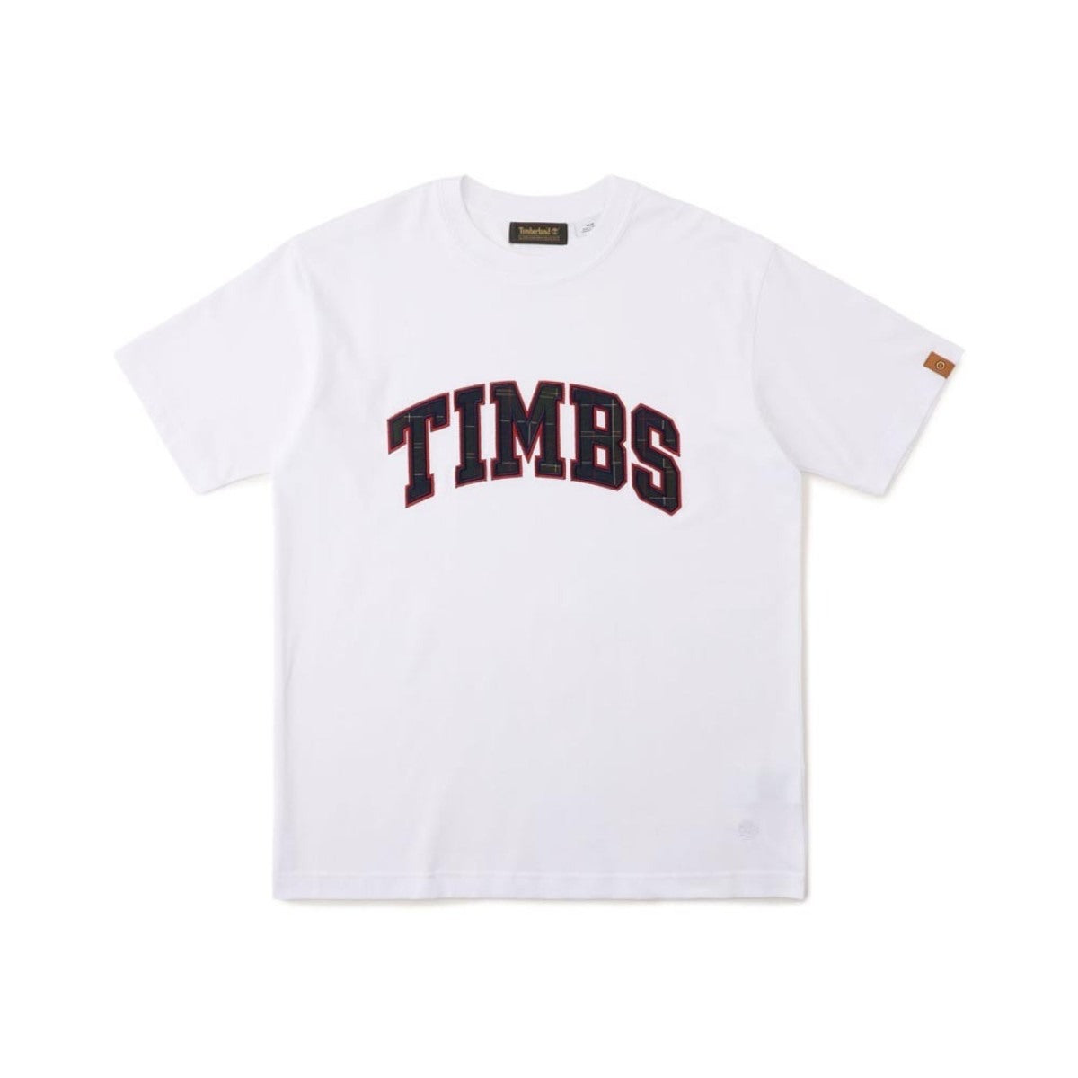 Timberland [TOKYO DESIGN COLLECTIVE] TIMBS SS TEE ティンバーランド [トウキョウ デザイン コレクティブ]  TIMBS ショートスリーブ ティー A2NWT【メンズ 半袖Tシャツ コットン 快適 前面ロゴ シンプル 25FW】
