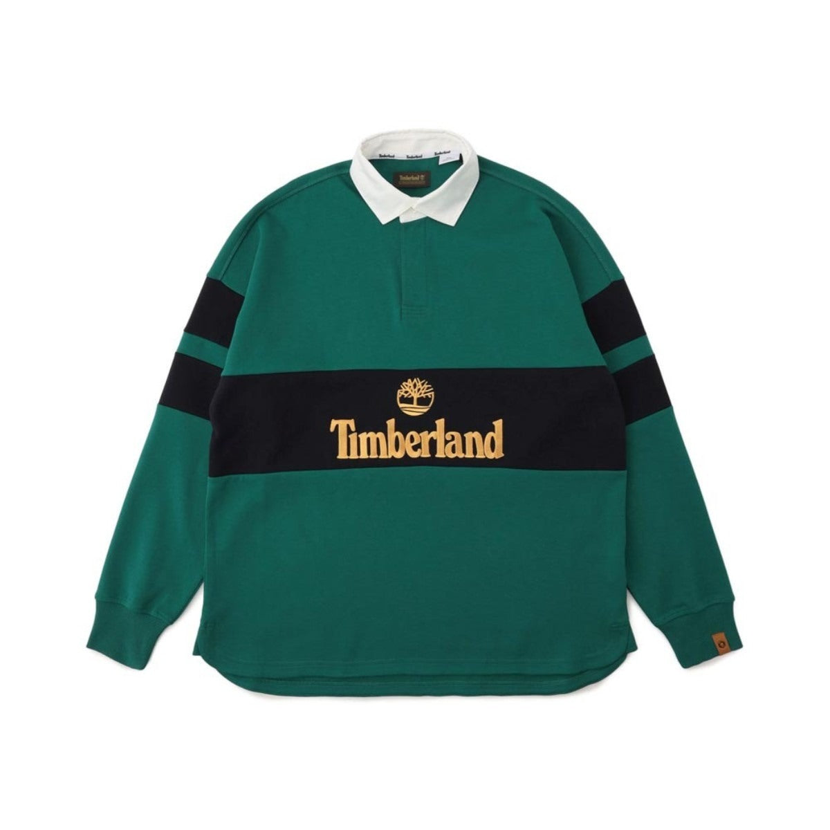 Timberland [TOKYO DESIGN COLLECTIVE] RUGBY SHIRTS ティンバーランド [トウキョウ デザイン コレクティブ]  ラグビー シャツ A5UTF【メンズ ロングTシャツ 長袖 刺繍 ブランドロゴ ユニセックス 25FW】