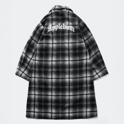 APPLEBUM Gown Coat アップルバム ガウンコート 2520607【メンズ ガウンコート ウール素材 ワイドシルエット レイヤード アウター 25FW】