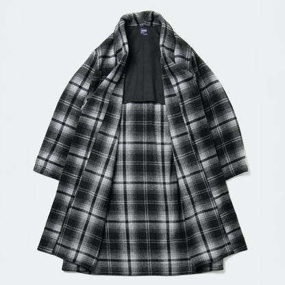 APPLEBUM Gown Coat アップルバム ガウンコート 2520607【メンズ ガウンコート ウール素材 ワイドシルエット レイヤード アウター 25FW】