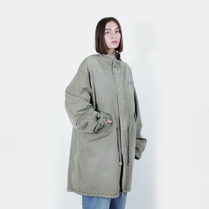 APPLEBUM Bleach Army Coat アップルバム ブリーチ アーミーコート 2520626【メンズ M65 ジャケット ミリタリー アーミーコート ヴィンテージテイスト フィッシュテール 25FW】