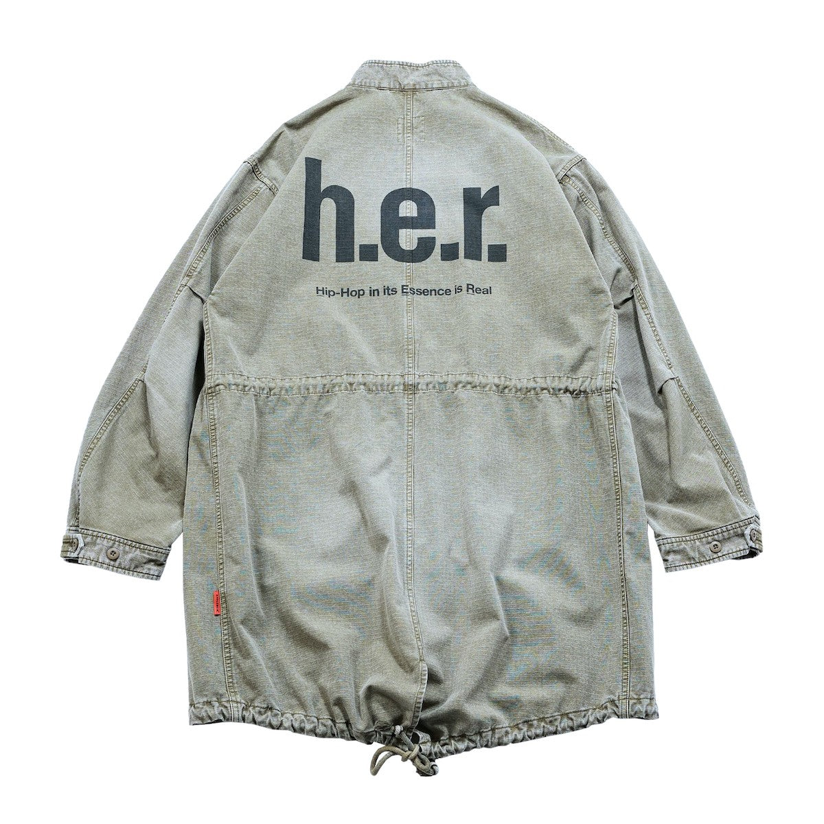 APPLEBUM Bleach Army Coat アップルバム ブリーチ アーミーコート 2520626【メンズ M65 ジャケット ミリタリー アーミーコート ヴィンテージテイスト フィッシュテール 25FW】
