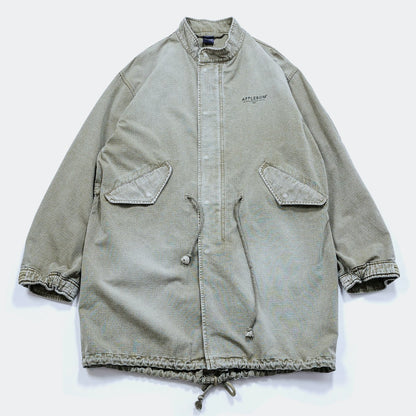 APPLEBUM Bleach Army Coat アップルバム ブリーチ アーミーコート 2520626【メンズ M65 ジャケット ミリタリー アーミーコート ヴィンテージテイスト フィッシュテール 25FW】
