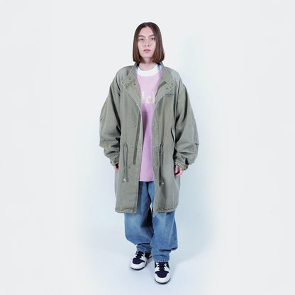 APPLEBUM Bleach Army Coat アップルバム ブリーチ アーミーコート 2520626【メンズ M65 ジャケット ミリタリー アーミーコート ヴィンテージテイスト フィッシュテール 25FW】