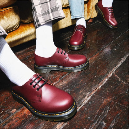 Dr. MARTENS 1461 3 HOLE SHOE ドクターマーチン 1461 3 ホール シューズ DM-11838600-CRED【メンズ 3ホール スムースレザー 定番 グッドイヤー エアクッション 25FW】