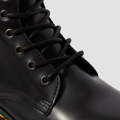 Dr. MARTENS JADON 8 HOLE BOOT ドクターマーチン JADON 8ホールブーツ DM-15265001-BLK【レディース 厚底 ブーツ ジップ ヒールループ イエローステッチ 25FW】
