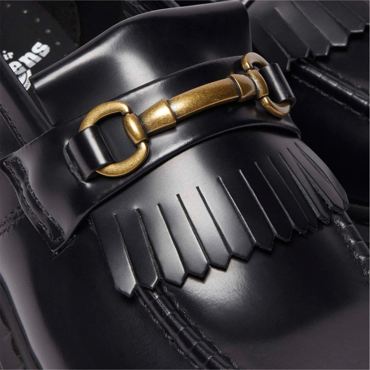 Dr. MARTENS ADRIAN SNAFFLE LOAFER ドクターマーチン ADRIAN SNAFFLE ローファー DM-32102001-BLK【メンズ ローファー スナッフル タッセル レザー クラシック 25FW】