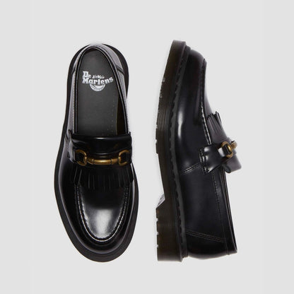 Dr. MARTENS ADRIAN SNAFFLE LOAFER ドクターマーチン ADRIAN SNAFFLE ローファー DM-32102001-BLK【メンズ ローファー スナッフル タッセル レザー クラシック 25FW】
