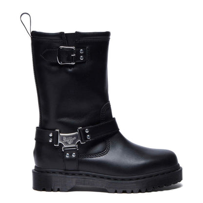 Dr. MARTENS ANISTONE HI RIGGER BOOTS ドクターマーチン アニストン HI リガー ブーツ DM-32199001-BK【メンズ カジュアルブーツ バイカーブーツ ミドル丈 25FW】