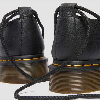 Dr. MARTENS ELPHIE II LACE-UP SHOE ドクターマーチン ELPHIE II レース アップ シューズ DM-40683001-BLK【レディース バレエシューズ ポインテッド フラット レザー 編み上げ 25FW】
