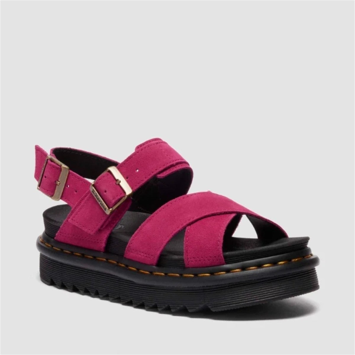 Dr. MARTENS VOSS II SANDAL ドクターマーチン VOSS II サンダル DM-41352650-FPK【レディース サンダル クロスストラップ 厚底 快適 25FW】