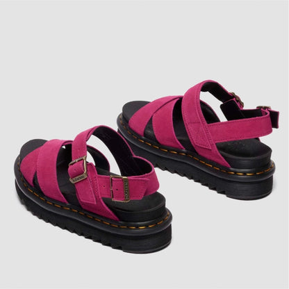 Dr. MARTENS VOSS II SANDAL ドクターマーチン VOSS II サンダル DM-41352650-FPK【レディース サンダル クロスストラップ 厚底 快適 25FW】