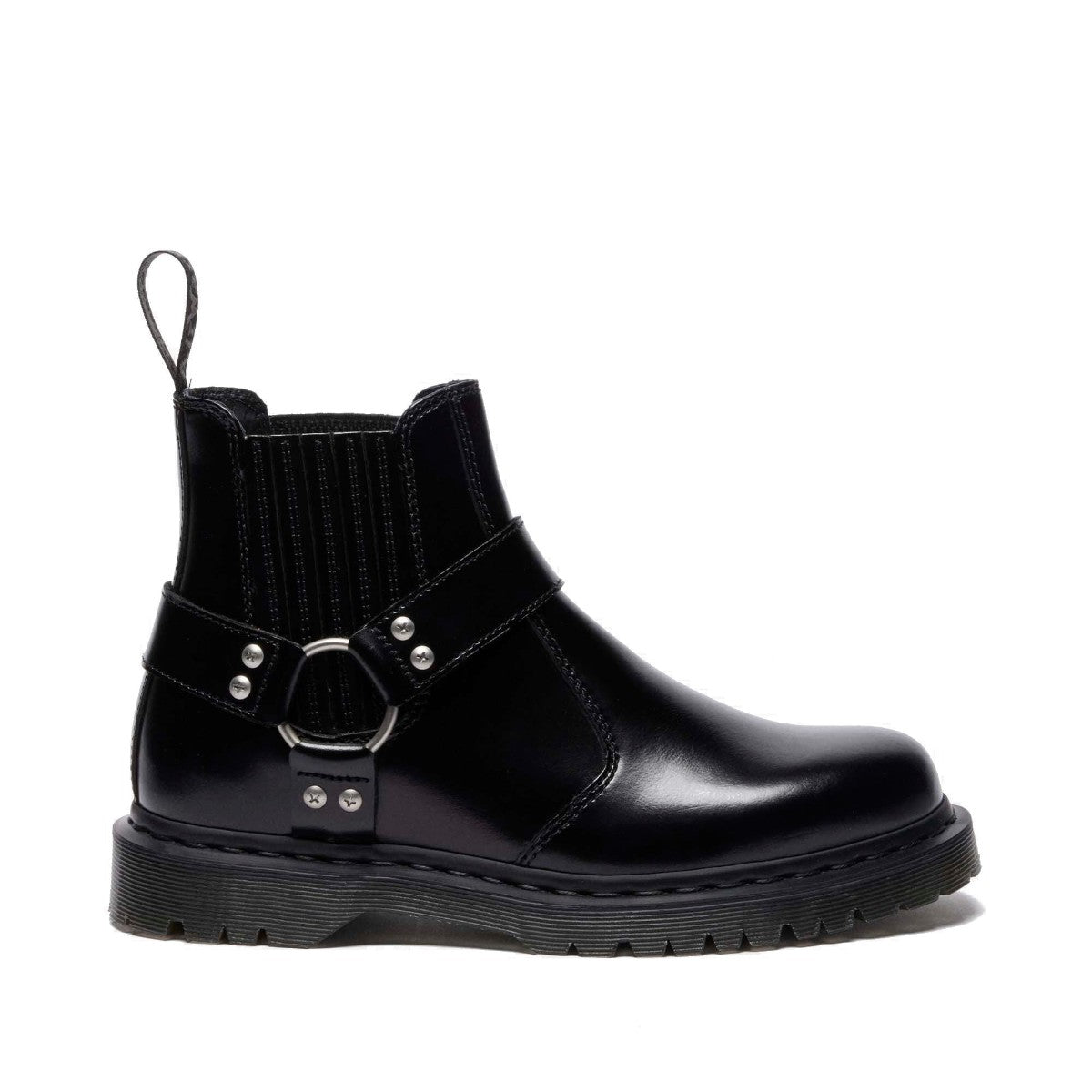 Dr. MARTENS 2976 HARNESS CHELSEA BOOTS ドクターマーチン 2976 HARNESS チェルシー ブーツ DM-41387001-BLK【メンズ チェルシーブーツ ハーネスブーツ アナリンレザー 25FW】