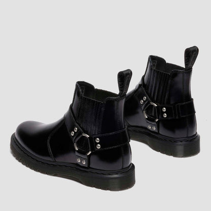Dr. MARTENS 2976 HARNESS CHELSEA BOOTS ドクターマーチン 2976 HARNESS チェルシー ブーツ DM-41387001-BLK【メンズ チェルシーブーツ ハーネスブーツ アナリンレザー 25FW】