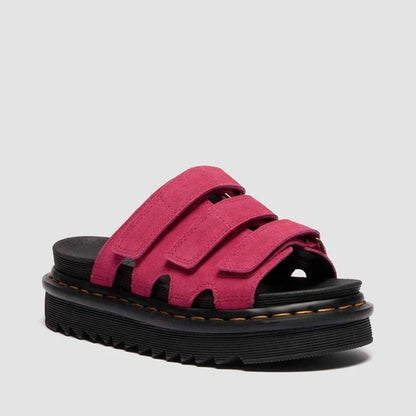 Dr. MARTENS RAINE SLIDE SANDAL ドクターマーチン RAINE スライド サンダル DM-41863650-FPK【レディース サンダル スライド ストラップ 軽量 快適 25FW】