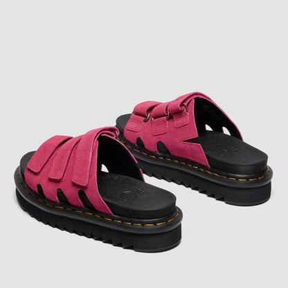 Dr. MARTENS RAINE SLIDE SANDAL ドクターマーチン RAINE スライド サンダル DM-41863650-FPK【レディース サンダル スライド ストラップ 軽量 快適 25FW】