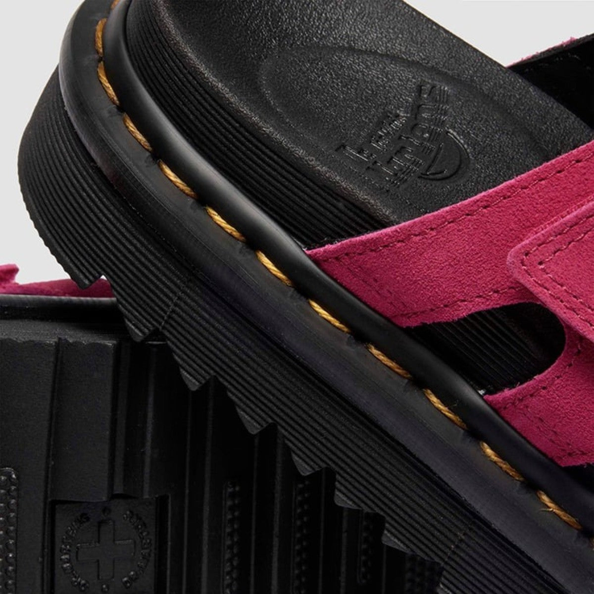 Dr. MARTENS RAINE SLIDE SANDAL ドクターマーチン RAINE スライド サンダル DM-41863650-FPK【レディース サンダル スライド ストラップ 軽量 快適 25FW】