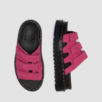 Dr. MARTENS RAINE SLIDE SANDAL ドクターマーチン RAINE スライド サンダル DM-41863650-FPK【レディース サンダル スライド ストラップ 軽量 快適 25FW】