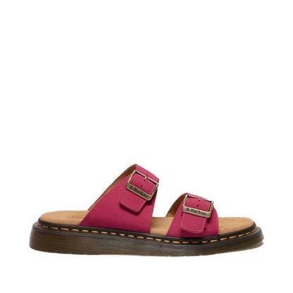 Dr. MARTENS JOSEF SLIDE SANDAL ドクターマーチン JOSEF スライド サンダル DM-41953650-FPK【レディース サンダル スライド バックル フラット 快適 25FW】