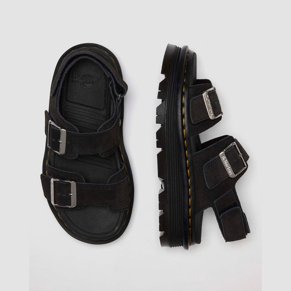 Dr. MARTENS ZEBZAG SANDAL ドクターマーチン ZEBZAG サンダル DM-42689001-BK【レディース サンダル スライド ストラップ 軽量 快適 25FW】