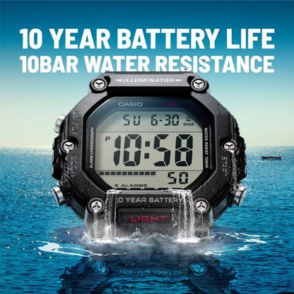 CASIO AE-1600H-1AJF カシオ AE-1600H-1AJF AE-1600H-1AJF【メンズ デジタルウオッチ ビッグケース 腕時計 防水 LEDライト 長寿命 25FW】