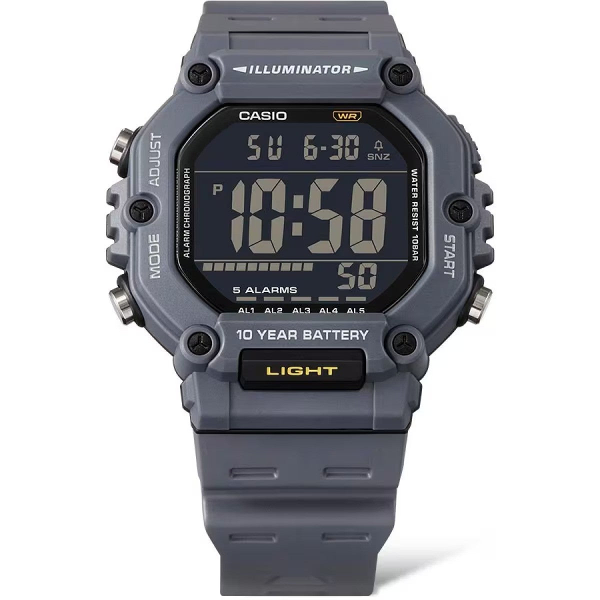 CASIO AE-1600H-8BJF カシオ AE-1600H-8BJF AE-1600H-8BJF【メンズ デジタルウオッチ ビッグケース 腕時計 防水 LEDライト 長寿命 25FW】