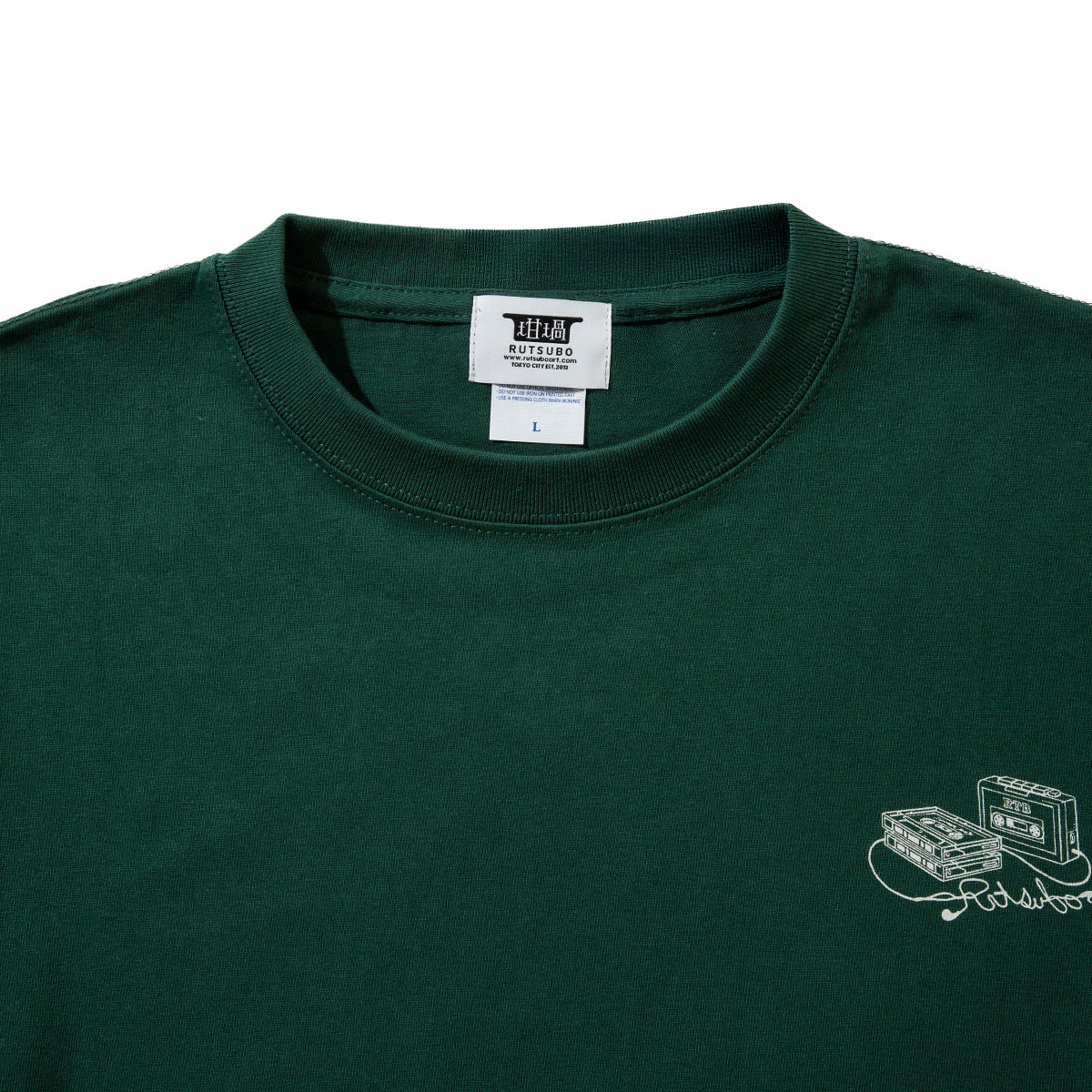 坩堝 IPPUKU TUNE ‘95 LS T-SHIRTS (RUTSUBO×YU SUDA ) RUTSUBO IPPUKU TUNE ‘95 ロングスリーブTシャツ R25-QS5-TS2【メンズ グラフィック 長袖 Tシャツ バックプリント コラボ 25FW】