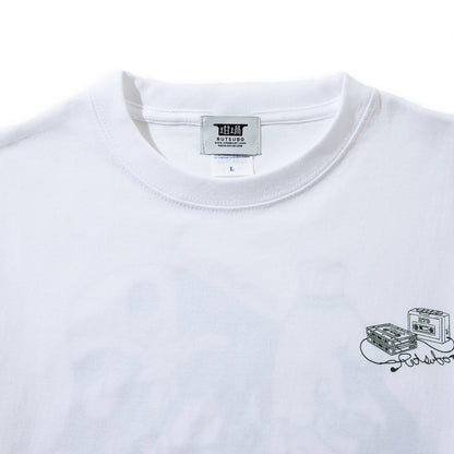 坩堝 IPPUKU TUNE ‘95 LS T-SHIRTS (RUTSUBO×YU SUDA ) RUTSUBO IPPUKU TUNE ‘95 ロングスリーブTシャツ R25-QS5-TS2【メンズ グラフィック 長袖 Tシャツ バックプリント コラボ 25FW】