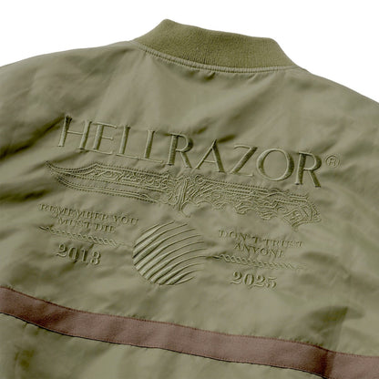 Hellrazor DTA MA1 JACKET ヘルレイザー DTA MA1 ジャケット 01125SPZYS0101【メンズ アウター ジャケット  MA-1 25FW】