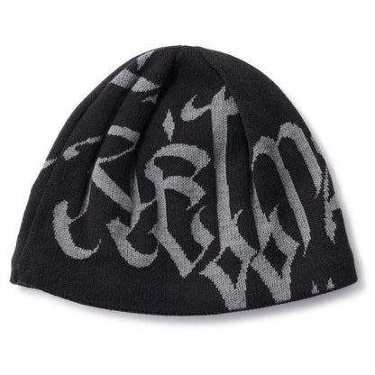 Hellrazor LETTER BEANIE ヘルレイザー レター ビーニー 01125SPZYS0601【メンズ 帽子 ニットキャップ グラフィック 25FW】