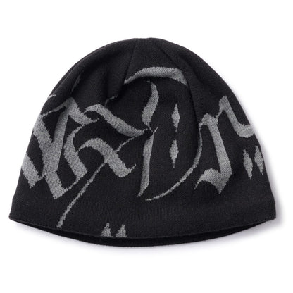 Hellrazor LETTER BEANIE ヘルレイザー レター ビーニー 01125SPZYS0601【メンズ 帽子 ニットキャップ グラフィック 25FW】