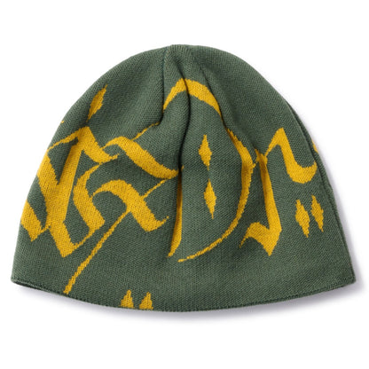 Hellrazor LETTER BEANIE ヘルレイザー レター ビーニー 01125SPZYS0601【メンズ 帽子 ニットキャップ グラフィック 25FW】