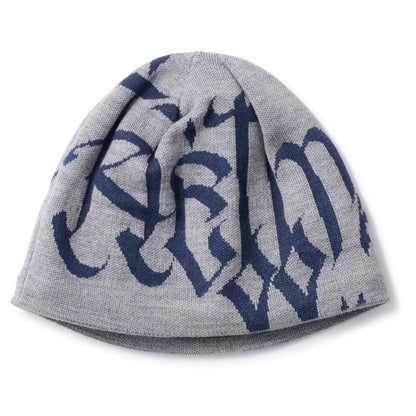 Hellrazor LETTER BEANIE ヘルレイザー レター ビーニー 01125SPZYS0601【メンズ 帽子 ニットキャップ グラフィック 25FW】