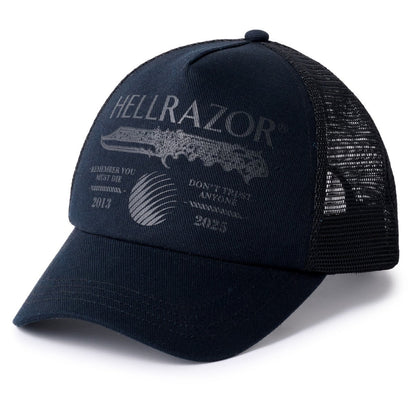 Hellrazor DTA TRUCKER CAP ヘルレイザー DTA トラッカー キャップ 01125SPZYS0602【メンズ 帽子 メッシュキャップ グラフィック ロゴ 25FW】