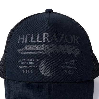 Hellrazor DTA TRUCKER CAP ヘルレイザー DTA トラッカー キャップ 01125SPZYS0602【メンズ 帽子 メッシュキャップ グラフィック ロゴ 25FW】