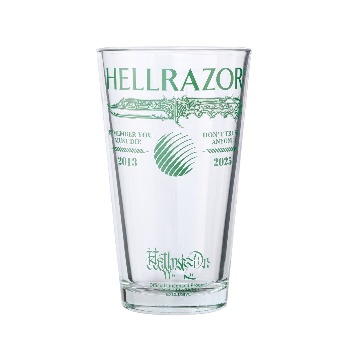 Hellrazor ROPE PINT GLASS ヘルレイザー ロープ パイント グラス 01125SPZYS0802【メンズ グラス コップ インテリア グラフィック ロゴ 25FW】
