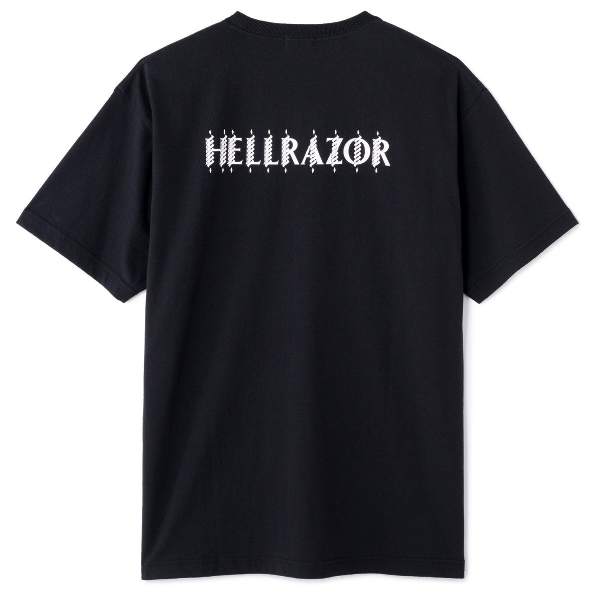 Hellrazor ROPE LOGO SHIRT ヘルレイザー ロープ ロゴ シャツ 01125SPZYS5302【メンズ Tシャツ 半袖 グラフィック フロントプリント ロゴ 25FW】