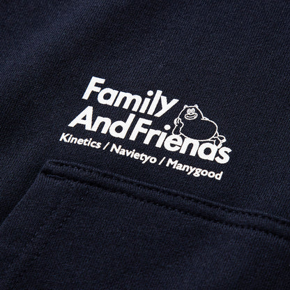 NAVIETOKYO Kinetics x NAVIETOKYO x MANY GOOD F&F Hoodie ネイビートーキョー ファミリー&フレンズ フーディ NVTK-MNGD-04【メンズ パーカー プルオーバー ロゴ グラフィック コラボ 25FW】