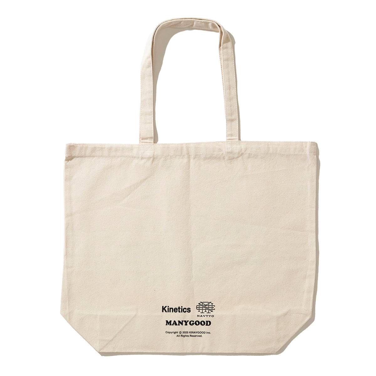 NAVIETOKYO Kinetics x NAVIETOKYO x MANY GOOD F&F Tote Bag ネイビートーキョー ファミリー&フレンズ トートバッグ NVTK-MNGD-06【メンズ 鞄 トート ロゴ グラフィック コラボ 25FW】