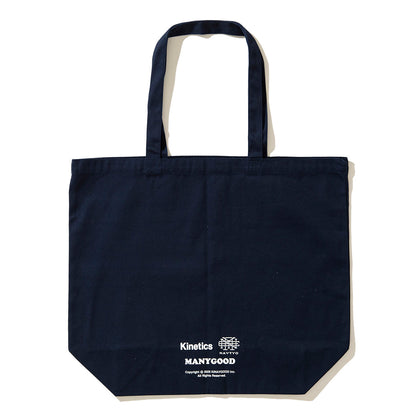 NAVIETOKYO Kinetics x NAVIETOKYO x MANY GOOD F&F Tote Bag ネイビートーキョー ファミリー&フレンズ トートバッグ NVTK-MNGD-06【メンズ 鞄 トート ロゴ グラフィック コラボ 25FW】