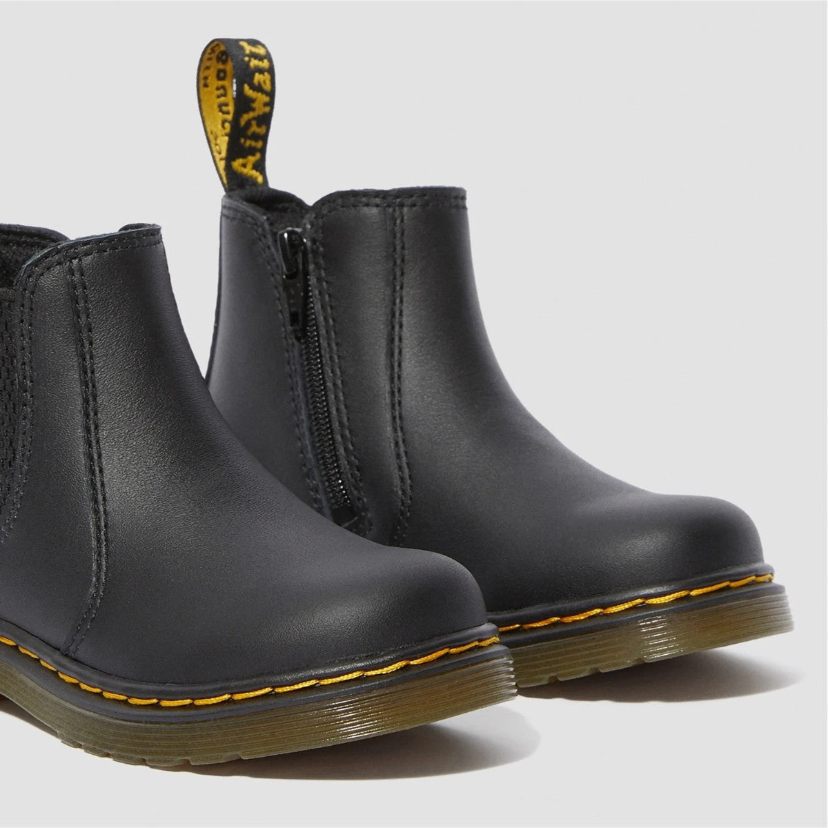 Dr. MARTENS 2976 TODDLER CHELSEA BOOT ドクターマーチン 2976 トドラー チェルシー ブーツ DM-16704001-BLK【キッズ チェルシーブーツ キッズ サイドゴア レザー 定番 25FW】